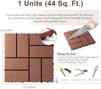 EchoDeck Interlocking Deck Tiles, 27 Pack Deck Tiles Interlocking Outdoor All - Image 6
