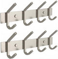 Brushed Nickel Coat Rack Wall Mount by SAYONEYES