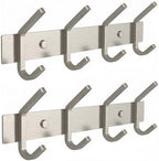 Brushed Nickel Coat Rack Wall Mount by SAYONEYES