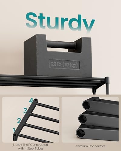 SONGMICS Shoe Rack, 8-Tier Shoe Organizer, Metal Storage Shelf - Image 5