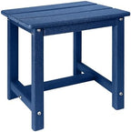 GARDENSTAR Adirondack Square Side Table, one-Tier Outdoor end Table, Patio Side by GARDENSTAR