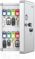 Uniclife 24-Key Security Lock Box, Wall Mount Key Cabinet by UnicLife