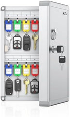 Uniclife 24-Key Security Lock Box, Wall Mount Key Cabinet by UnicLife