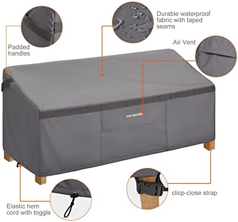 Loveseat Cover All Weather Waterproof UV Resistant - Image 4