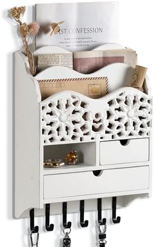 3-Slot Mail Sorter Organizer Wall Mount by Dhmkfly