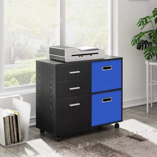 Black Foldable Storage Cubes Bins, Fabric Storage Box Cubes Organizer Baskets - Image 4
