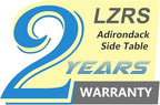 LZRS Round Adirondack Patio Side Table End Table, Outdoor Side Tables - Image 7