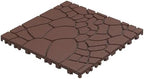 Stone Texture 44 PCS Patio Deck Tiles, 12 x 12in, Waterproof Interlocking Floor - Image 3