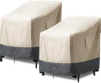 KIKCOIN 2 PCS Outdoor Patio Chair Covers Waterproof by Kikcoin