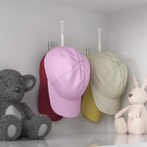 Durmmur Clear Acrylic Hat Organizer, Hat Rack - Image 4