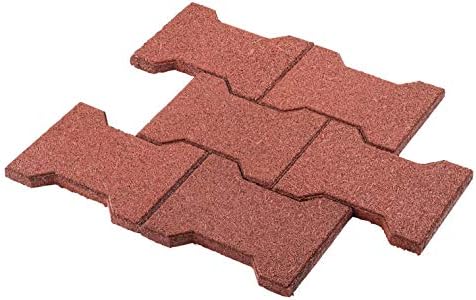 Playsafer Rubber Garden Pavers ¾” Interlocking Safety Tiles - Image 3