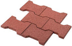 Playsafer Rubber Garden Pavers ¾” Interlocking Safety Tiles - Image 3