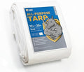GUARD SHIELD Heavy Duty Tarp 12x20 Feet White Multi Purpose Thick Waterproof by GUARDSHIELD
