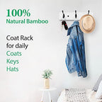 Badiano Heavy Duty Wooden Coat Rack, 14 Inch - Image 5