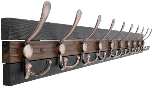 SKOLOO Rustic Wall Mounted Coat Rack by SKOLOO