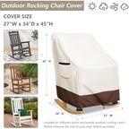 Rocking Chair Cover 600D Heavy Duty Waterproof - Image 3