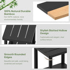 LEJANEOYE Outdoor Side Table, 2-Tier Small Outdoor Table - Image 5