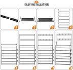 OYREL Shoe Rack 7 Tier Sturdy Shoe Racks Organizer - Image 6