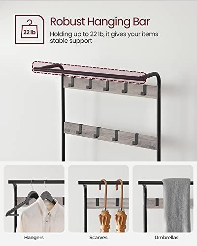 VASAGLE Coat Rack, Hall Tree - Image 4