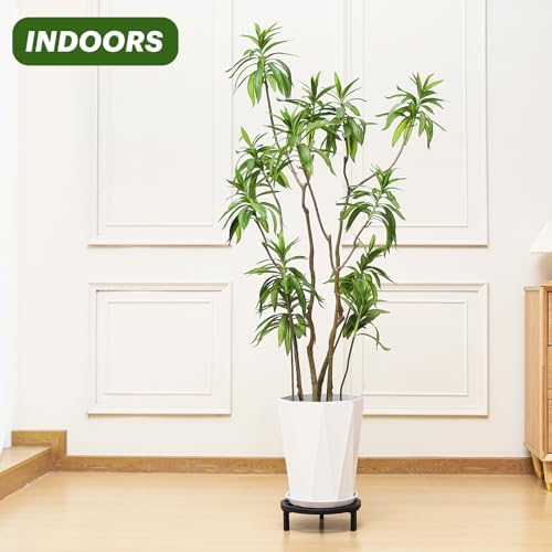 3 Pack 10.2 Inch Metal Plant Stands Outdoor Indoor Pot Riser - Image 4