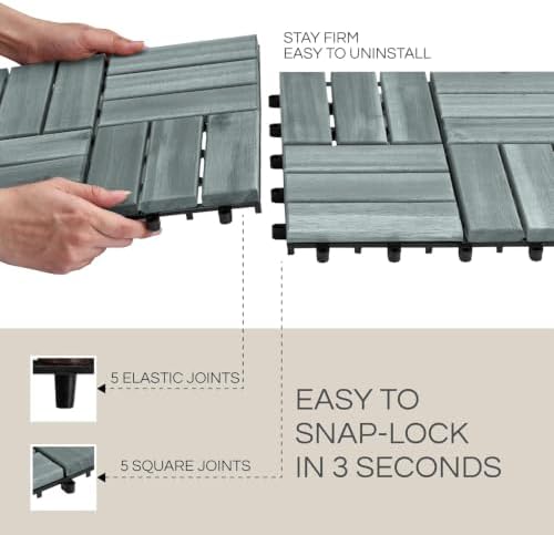 THYOI Premium Deck Tiles, Patio Flooring - Image 4
