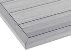 NewTechWood 1/12 ft. x 1 ft. Quick Deck Composite Deck Tile Outside Corner Trim by NewTechWood