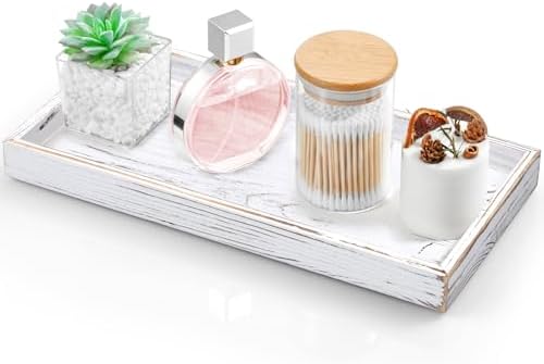 ALELION 13" White Bathroom Vanity Tray by ALELION
