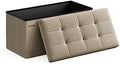 SONGMICS 30 Inches Folding Storage Ottoman Bench, Load 660 lb by SONGMICSbySONGMICSHOME