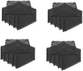 48 Pack 12"x12" 1/2" Thick Non Slip Interlocking Self Drainage Tiles by MyteeProducts
