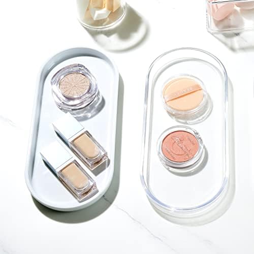 SheeChung Acrylic Vanity Tray, Bathroom Makeup Organizer Countertop - Image 6