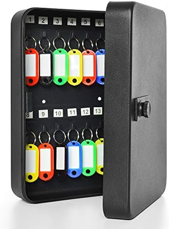 28 Steel Key Cabinet Wall Mount Key Box by Gonioa