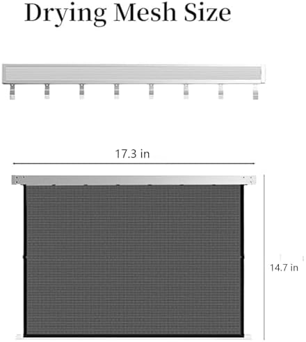 LETINE Wall Mounted Drying Rack: Retractable Indoor Clothes Drying Rack – - Image 2