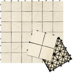 JJWOOD Stone-Look Interlocking Deck Tiles, Matte Rock Texture Outdoor Floor by Unknown