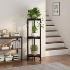 3 Tier Plant Stand Indoor Corner Tall Round Shape Plant Shelf - Image 5