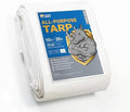 GUARD SHIELD Heavy Duty Tarp 10x20 Feet White Multi Purpose Thick Waterproof by GUARDSHIELD