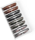 Velvet Sunglass Organizer Tray, Stackable Glasses Case by Unknown