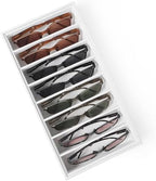 Velvet Sunglass Organizer Tray, Stackable Glasses Case by Unknown