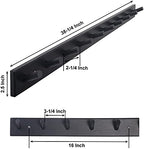 SKOLOO Wall Mounted Coat Rack 38", 10 Hooks, Shaker Style - Image 4