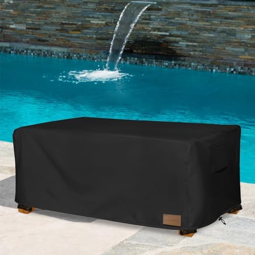 Waterproof Outdoor Coffee Table Cover, Rectangular Patio Small Side Table Cover - Image 5