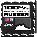 Interlocking Rubber Floor Tiles – Heavy Duty 100% Rubber Gym Flooring by GrytFit