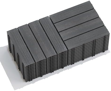 Wood-Plastic Composite Interlocking Deck Tiles by Unknown
