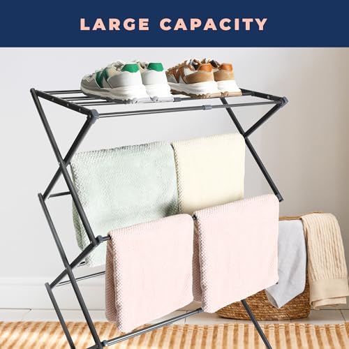 happhom Clothes Drying Rack, Foldable Drying Rack Clothing, Laundry Drying Rack - Image 5