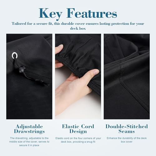 Deck Box Cover, Waterproof 600D Oxford - Image 4