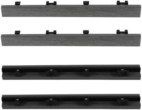 1 in. x 1 ft. Quick Deck Composite Deck Tile Straight Trim - Image 3