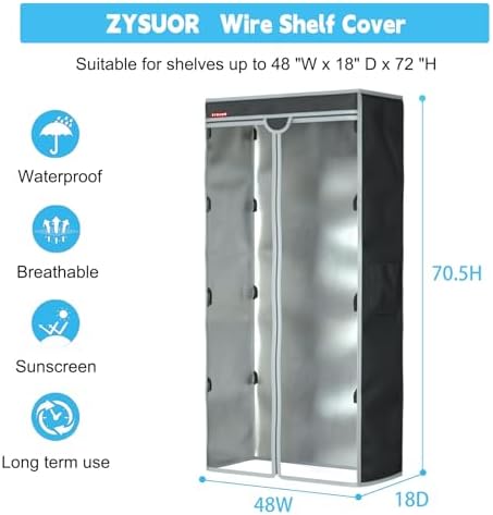 Waterproof Dustproof Shelf Cover - Image 3