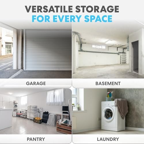 Simpli-Magic 5-Tier Heavy Duty Plastic Storage Shelving Unit, Garage & Basement - Image 7