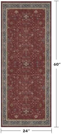 Boho 2x5 Small Kitchen Runners Rugs Non Slip - Image 2