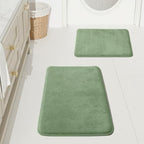 HUXMEYSON Bathroom Rugs Sets 2 Piece, Non-Slip & Quick Dry Bath Mat Set by HUXMEYSON