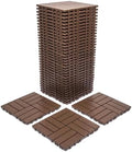 Deck Tiles, 61.60 Sq.Ft Plastic Flooring Tile by Unknown