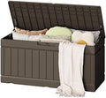 Flamaker Outdoor Storage Box 80 Gallon Resin Waterproof Deck Box by Flamaker
